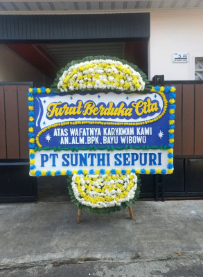 Papan Bunga Duka di Panyanggar
