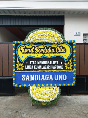 Papan Bunga Duka di Panyanggar